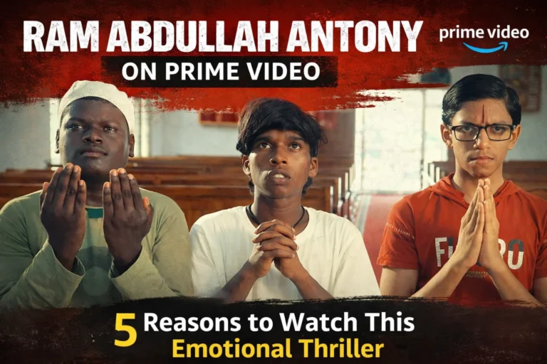 Ram Abdullah Antony on Prime Video: 5 Reasons to Watch This Emotional Thriller Ram Abdullah Antony on Prime Video: 5 Reasons to Watch This Emotional Thriller