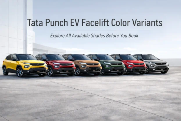 TATA Punch EV Facelift Color Variants
