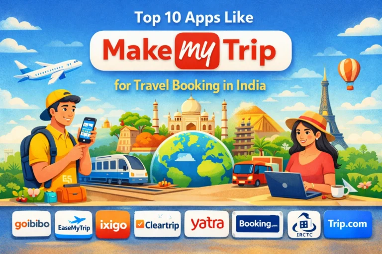 Top 10 Apps Like MakeMyTrip for Travel Booking