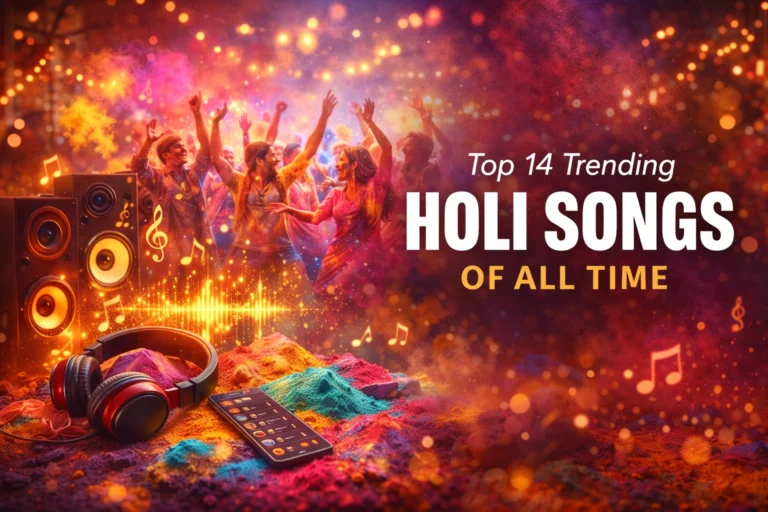 Top 14 Trending Holi Songs of All Time for Ultimate Celebration Top 14 Trending Holi Songs of All Time for Ultimate Celebration