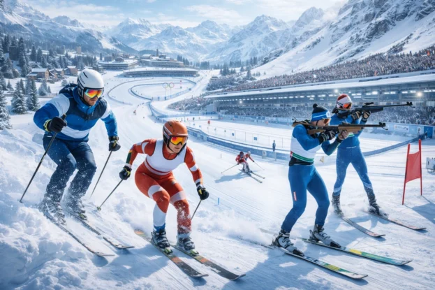 Winter Sports in the Italian Alps