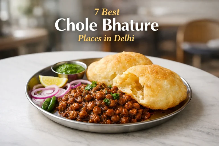 Best Chole Bhature in Delhi: Top 7 Places Where Foodies Love to Visit Frequently 7 Best Chole Bhature Places in Delhi
