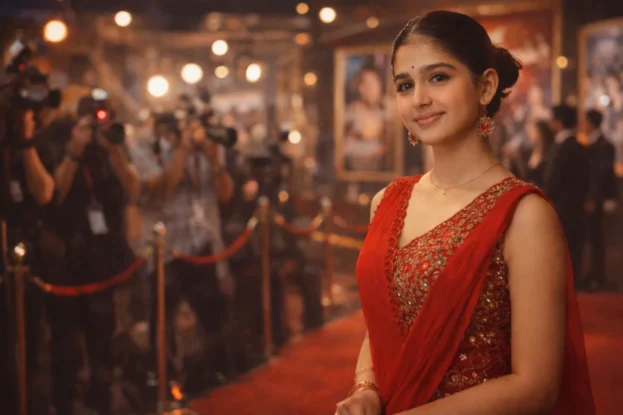 Anaswara Rajan at Film Premiere