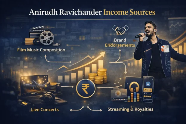 Anirudh Ravichander Income Sources Breakdown