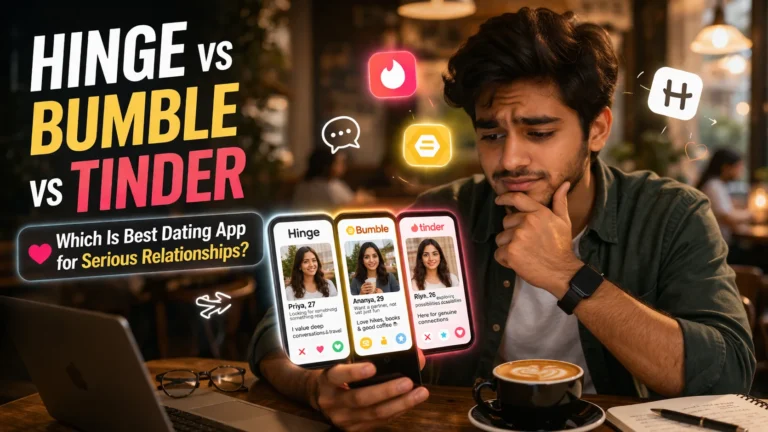Hinge vs Bumble vs Tinder: Which Dating App Is Best for Serious Relationships? Best Dating App for Serious Relationships