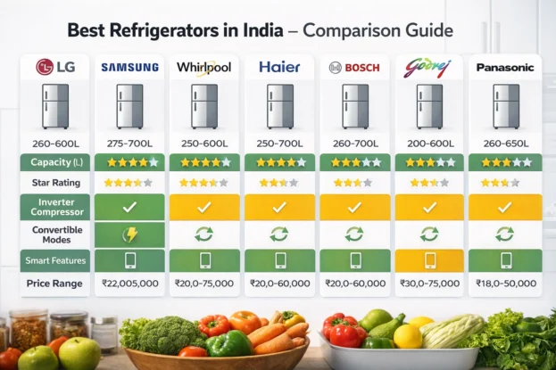 Best Refrigerators in India - Comparison Guide
