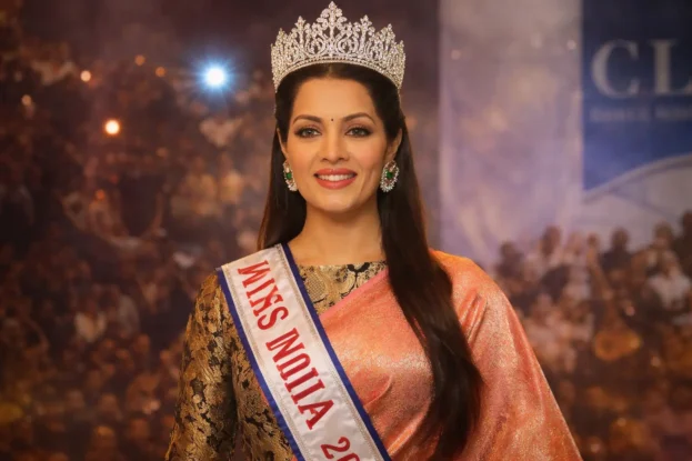 Celina Jaitly Crowned Miss India 2001