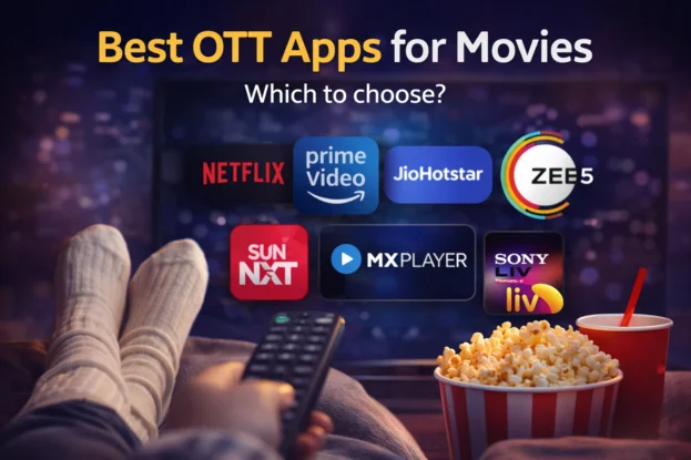 Top streaming platforms featured among the Best OTT Apps for Movies for watching films at home