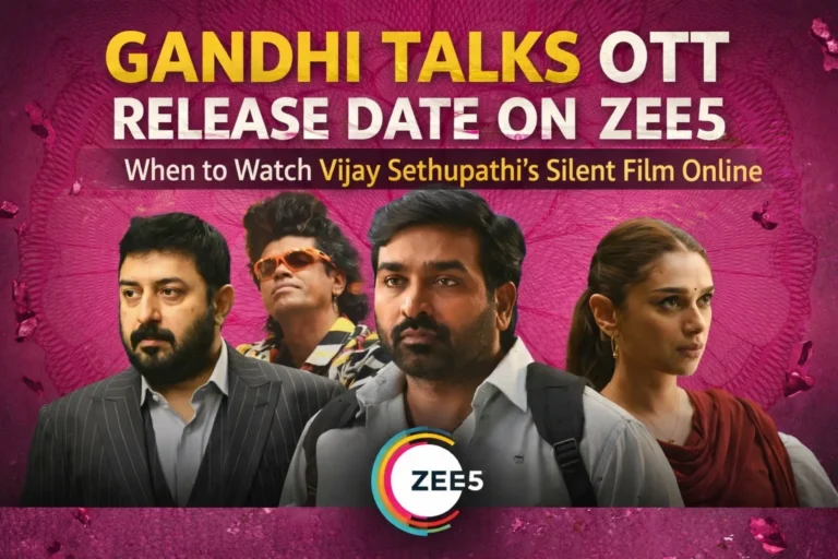 Gandhi Talks OTT Release Date on ZEE5: When to Watch Vijay Sethupathi’s Silent Film Online Gandhi Talks OTT Release Date on ZEE5: When to Watch Vijay Sethupathi’s Silent Film Online