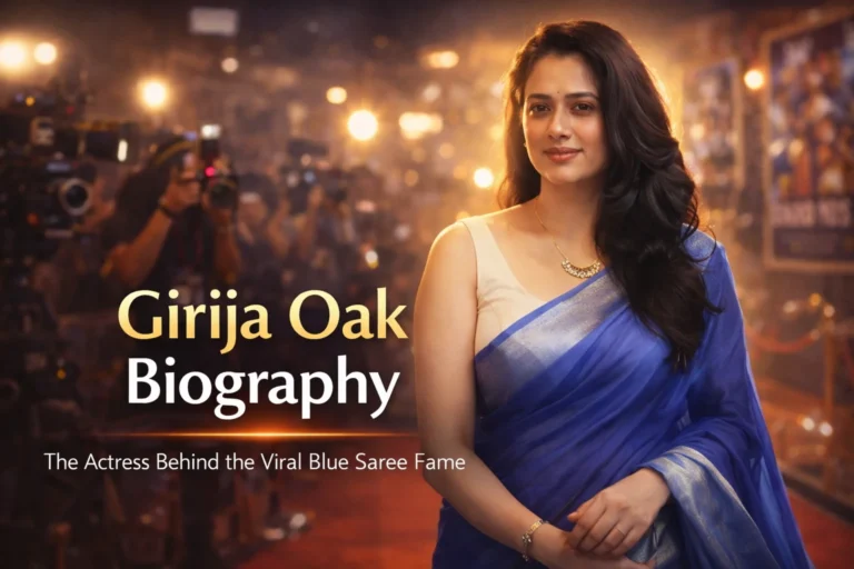 Meet Girija Oak: The Actress Behind the Viral Blue Saree Moment