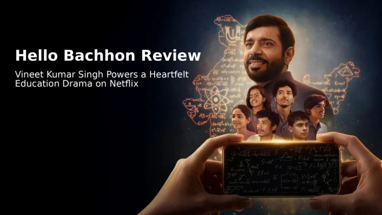 Hello Bachhon Review: Vineet Kumar Singh Powers a Heartfelt Education Drama on Netflix