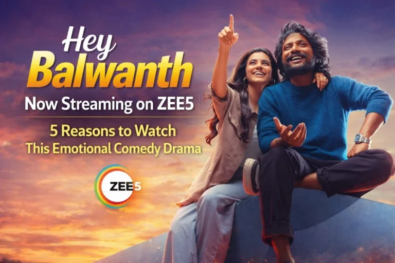 Hey Balwanth Now Streaming on ZEE5 – 5 Reasons to Watch This Comedy Drama