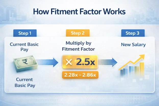 How the Fitment Factor Affects the Salary of 8th Pay Commssion