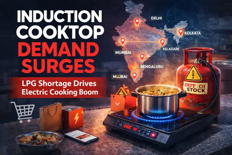 Induction Cooktop Demand Surges Across India as LPG Shortage Sparks Panic Buying