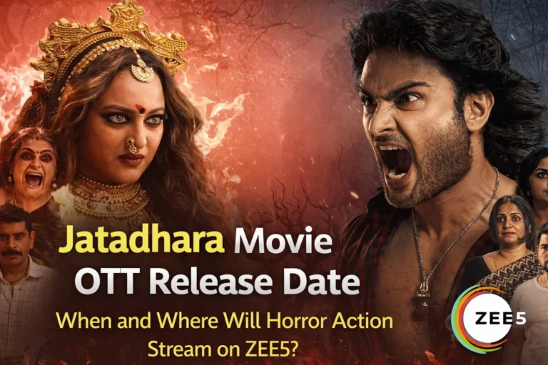 Jatadhara Movie OTT Release Date: When and Where Will Horror Action Stream on ZEE5?