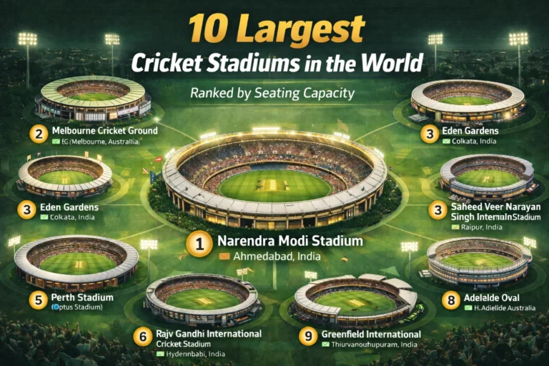 10 Largest Cricket Stadiums in the World 10 Largest Cricket Stadiums in the World