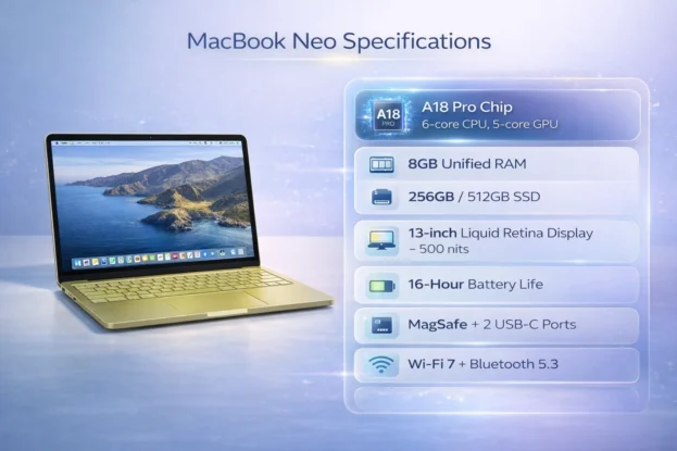 MacBook Neo Specifications