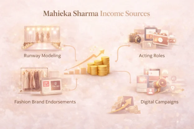 Mahieka Sharma Income Sources
