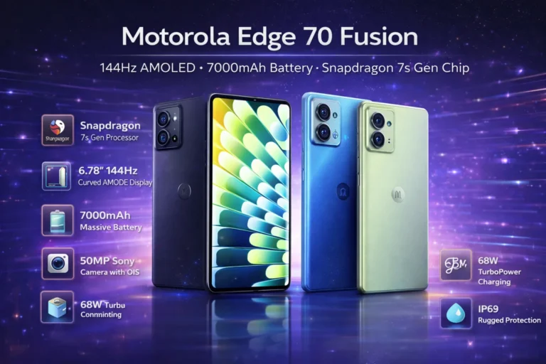 Motorola Edge 70 Fusion – Price, Specifications, Features and Battery Performance