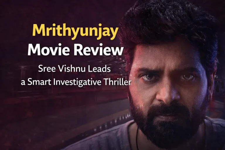 Mrithyunjay Movie Review: Sree Vishnu Shines in This Smart Investigative Thriller