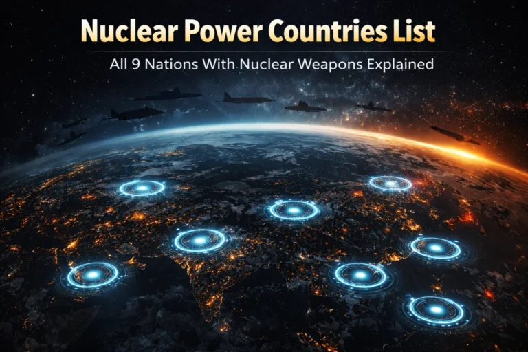 Nuclear Power Countries List: All 9 Nations With Nuclear Weapons in 2026 Nuclear Power Countries List: All 9 Nations With Nuclear Weapons in 2026