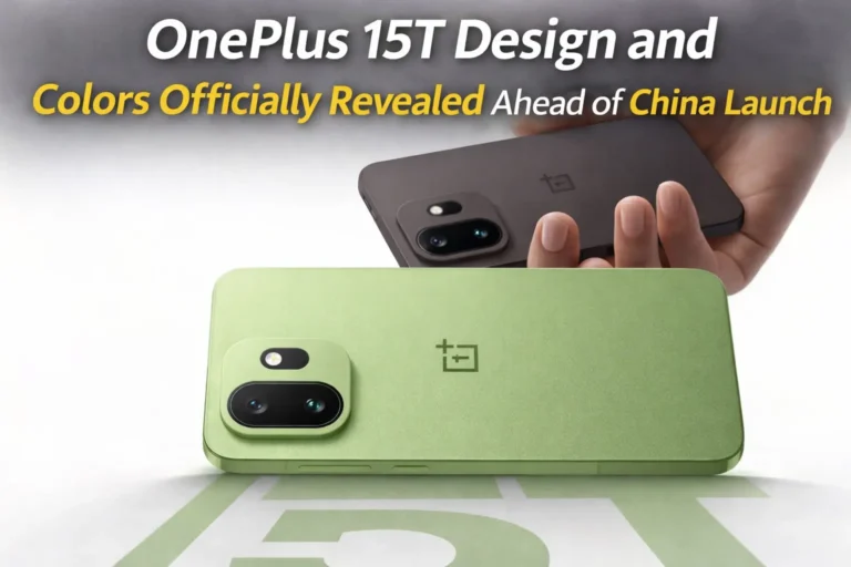 OnePlus 15T Design and Colors Officially Revealed Ahead of China Launch