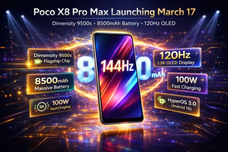 Poco X8 Pro Max: Launch Date, Price, Specifications, Features, and Other Details