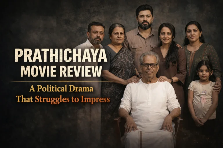 Prathichaya Movie Review: Nivin Pauly’s Political Drama That Struggles to Impress Prathichaya Movie Review: Nivin Pauly’s Political Drama That Struggles to Impress