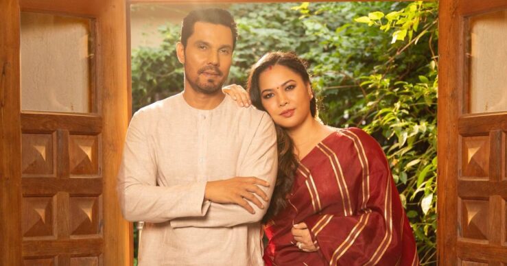 Randeep Hooda and his wife Lin Laishram