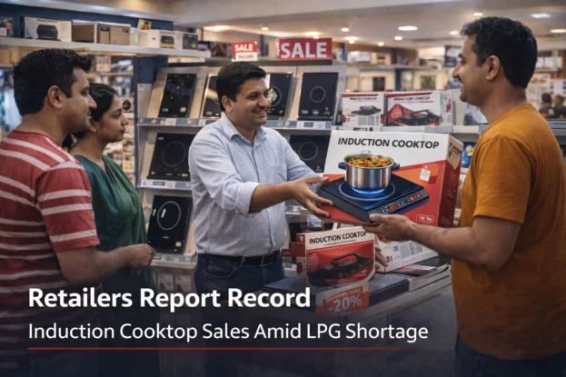 Retailers Report Record Induction Cooktop Sales Amid LPG Shortage