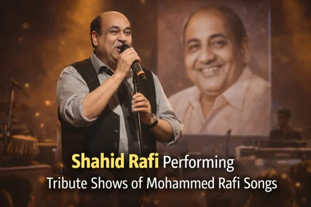 Shahid Rafi Gives Tribute to Mohammed Rafi By Singing His Songs On Stage