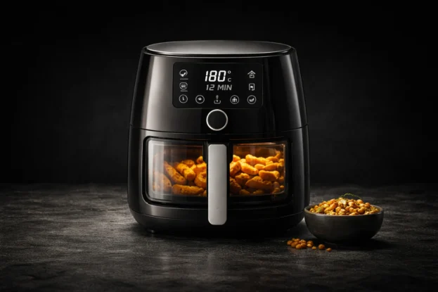 Sleek Air Fryer With Roasted Chickpeas