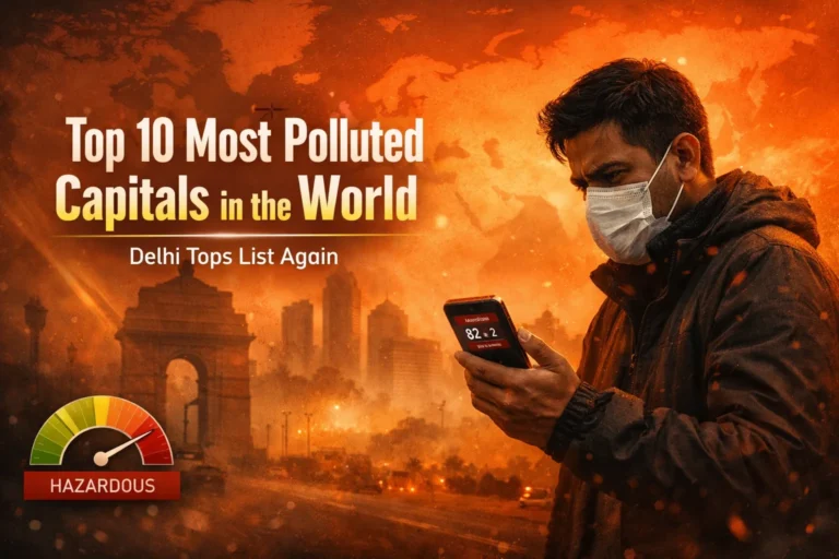 10 Most Polluted Capital City in the World: Delhi Remains No. 1 for 8 Years 10 Most Polluted Capital City in the World: Delhi Remains No. 1 for 8 Years