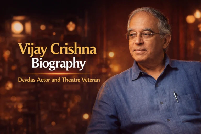 Vijay Crishna Biography: Veteran Actor, Devdas Star, Career, Family and Legacy