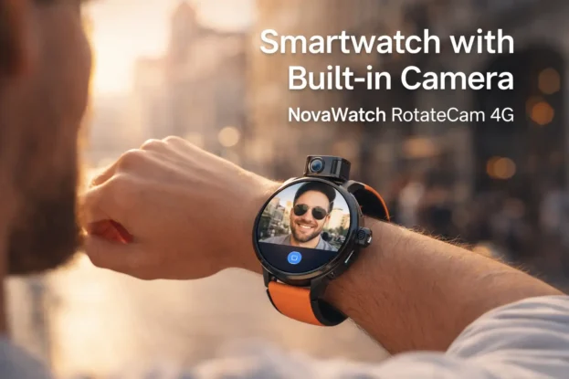 Ai+ NovaWatch RotateCam 4G Smartwatch with Built-in Camera