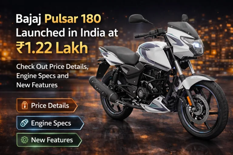 Bajaj Pulsar 180 Launched in India: Price, Specs, Features and What’s New Bajaj Pulsar 180 Launched in India: Price, Specs, Features and What's New