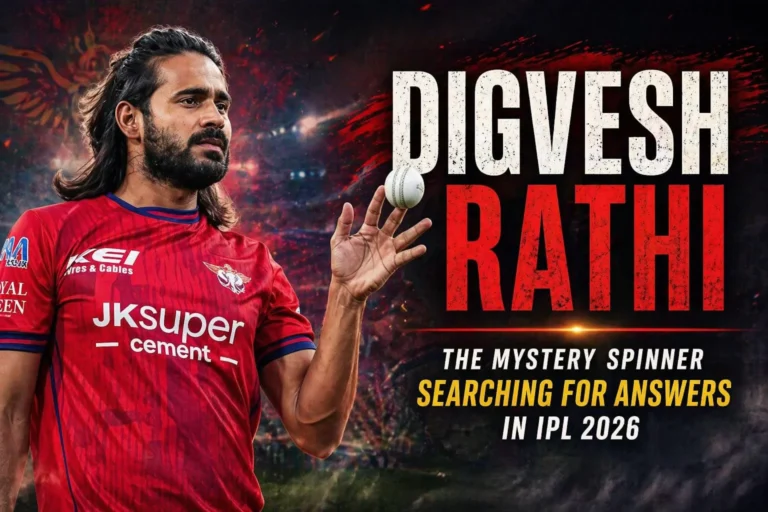 Digvesh Rathi Life Story — What's Gone Wrong for LSG's Mystery Spinner in IPL 2026?