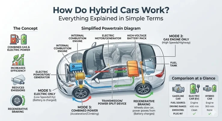 How Do Hybrid Cars Work - Everything Explained in Simple Terms