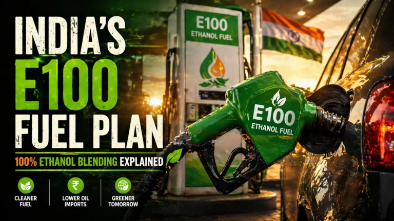 India Eyes E100 Fuel: What Nitin Gadkari's 100% Ethanol Blending Plan Means for You