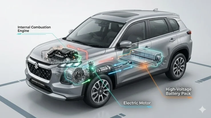 Internal Components of Hybrid Cars