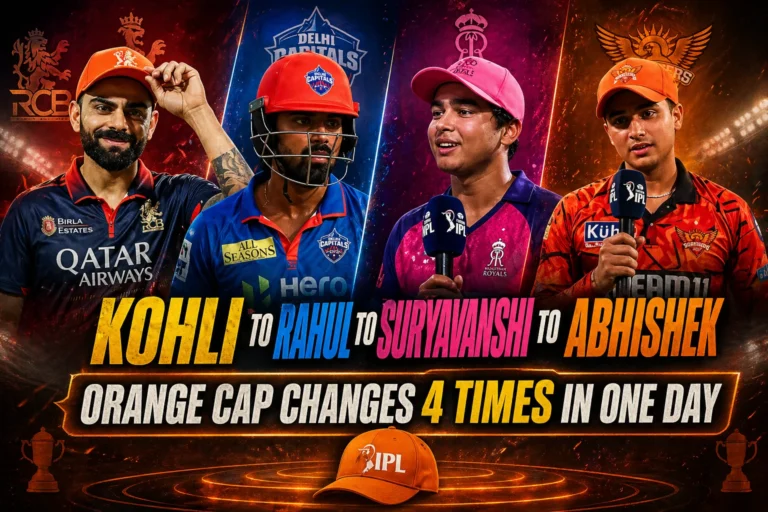 Kohli to Rahul to Suryavanshi to Abhishek - Orange Cap Changes 4 Times in One Day