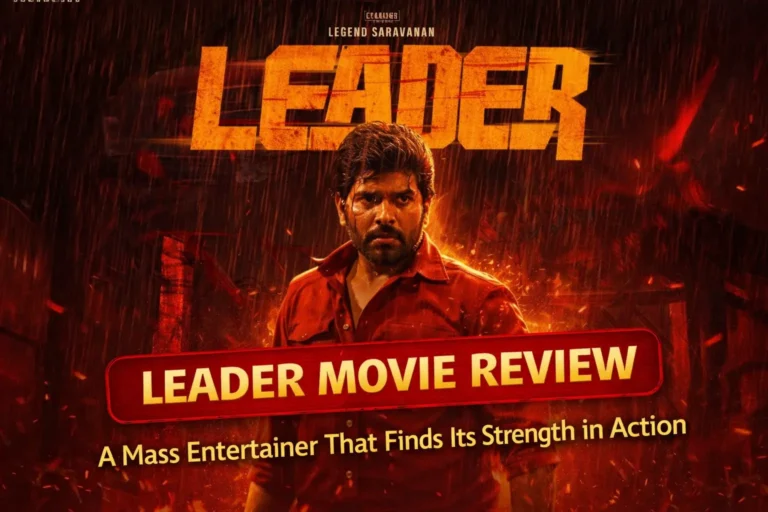 Leader Movie Review: A Mass Entertainer That Finds Its Strength in Action Leader Movie Review - A Mass Entertainer That Finds Its Strength in Action