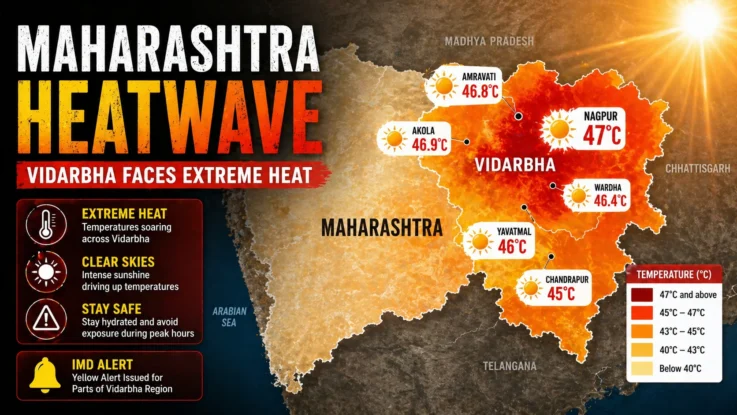 Maharashtra Heatwave - Vidarbha Faces Extreme Heat