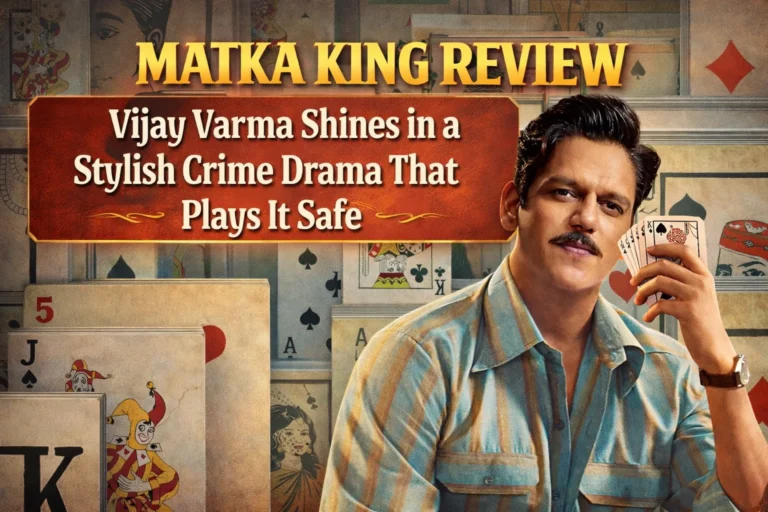 Matka King Review: Vijay Varma Shines in a Stylish Crime Drama That Plays It Safe