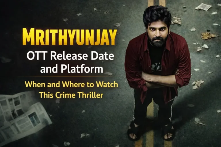 Mrithyunjay OTT Release Date and Platform: When and Where to Watch This Crime Thriller