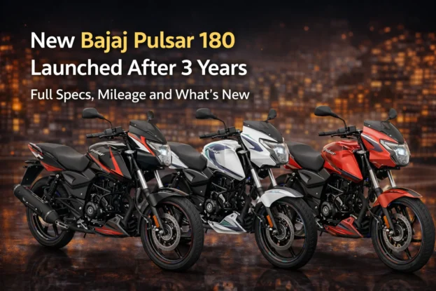 New Bajaj Pulsar 180 Launched After 3 Years