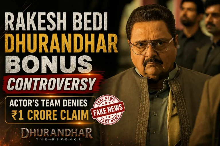 Rakesh Bedi Dhurandhar Bonus Controversy - Actor's Team Denies ₹1 Crore Claim
