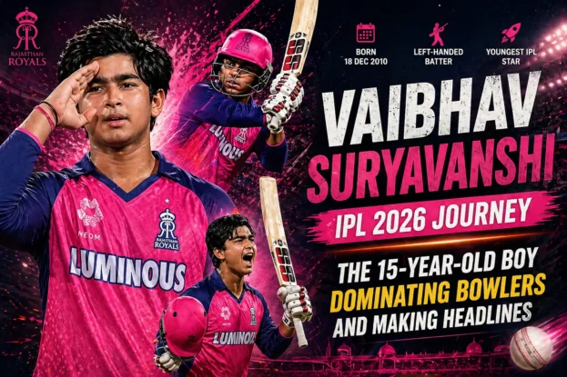 Vaibhav Suryavanshi IPL 2026 Journey - The 15-Year-Old Boy Dominating Bowlers and Making Headlines