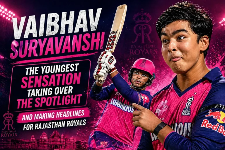 Vaibhav Suryavanshi: The Youngest Sensation Taking Over the Spotlight and Making Headlines for Rajasthan Royals