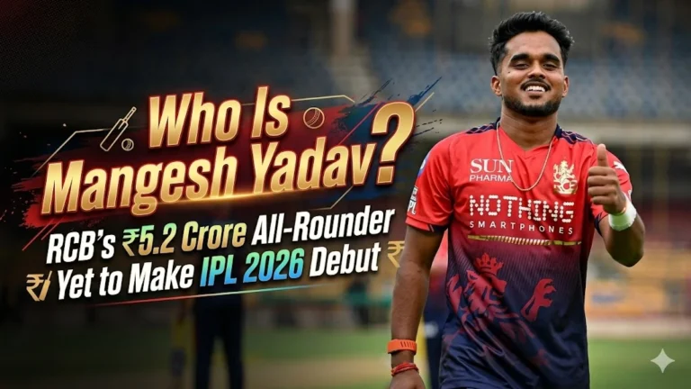 Who Is Mangesh Yadav - RCB’s ₹5.2 Crore All-Rounder Yet to Make IPL 2026 Debut